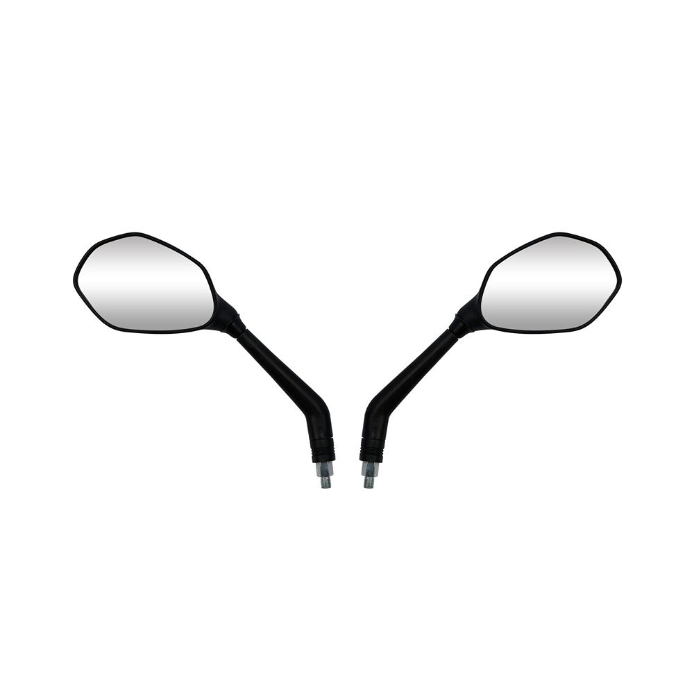 hendler mirrors left right 10mm black ovalish with black stem