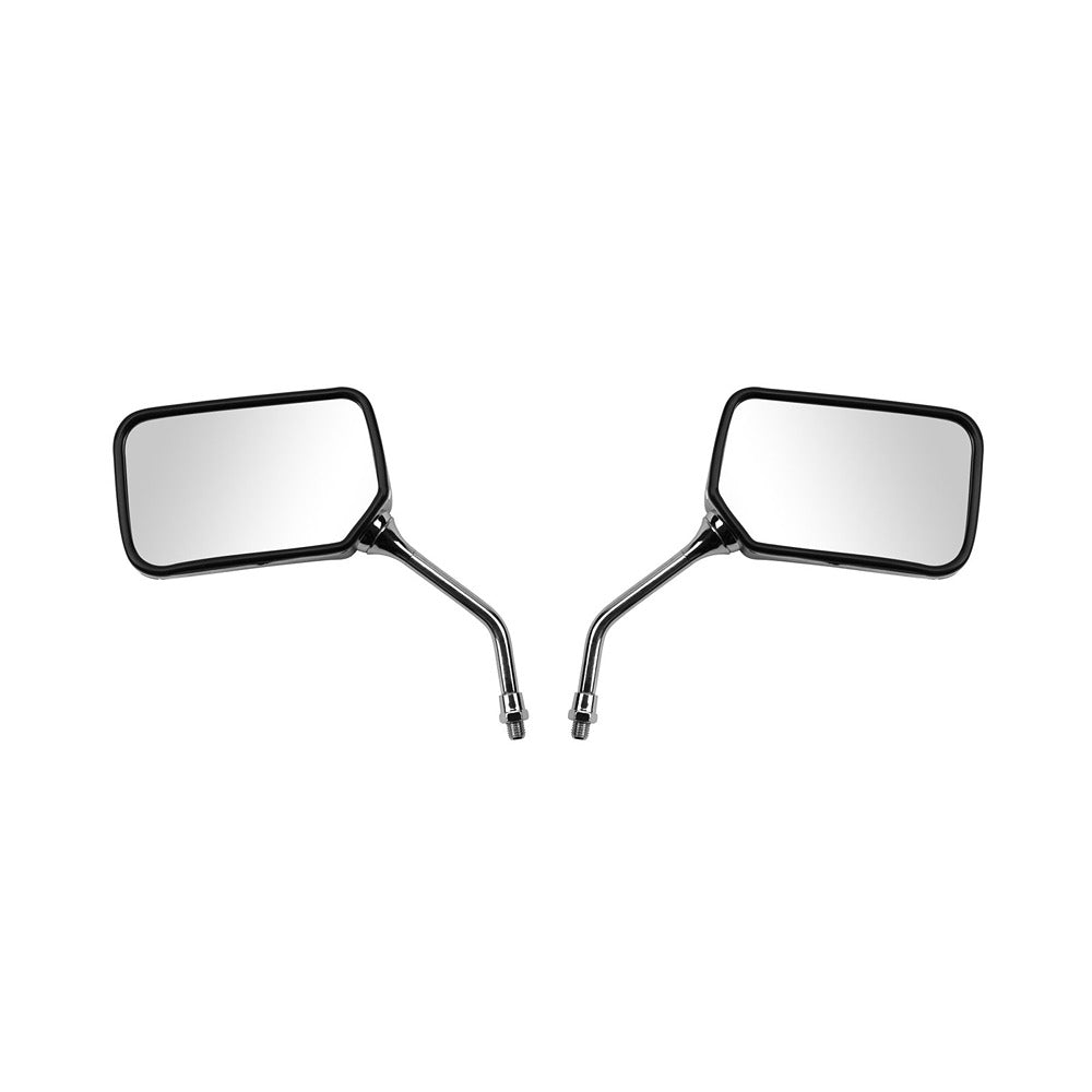 hendler mirrors left right 10mm chrome rectangle