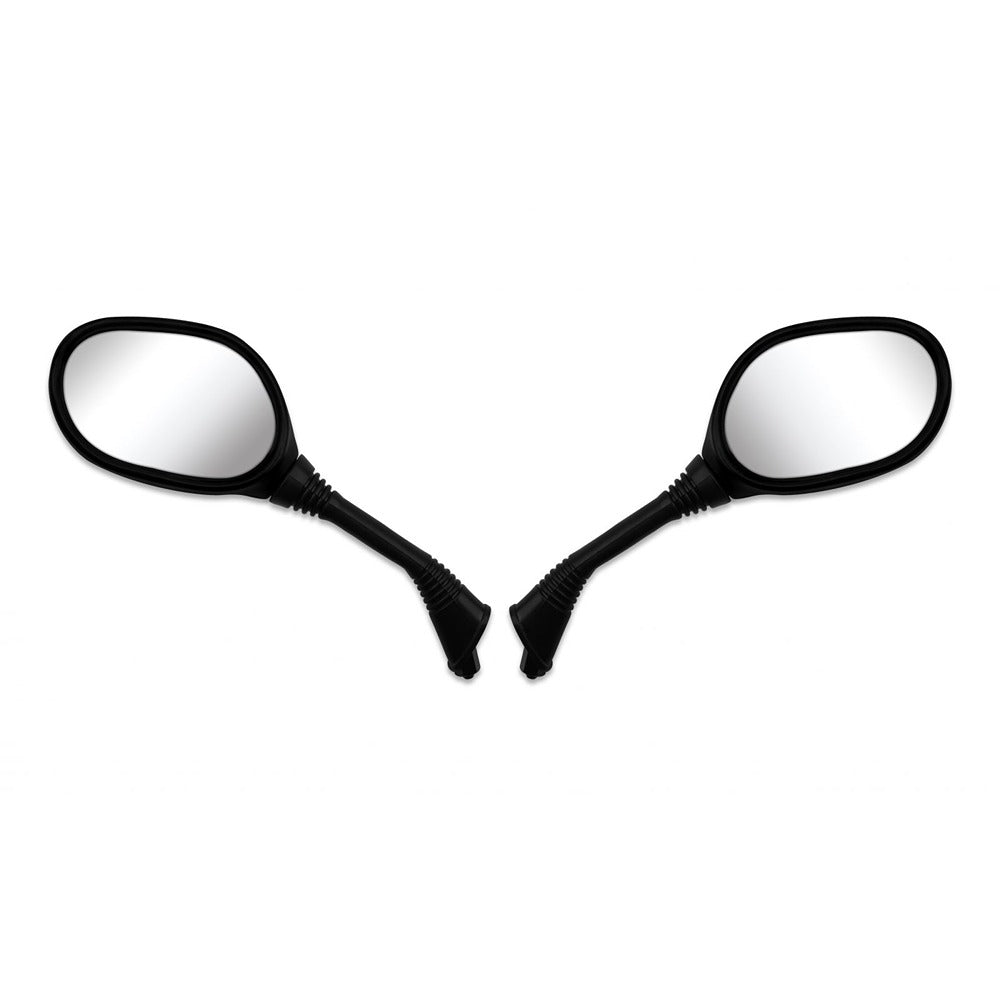 hendler mirrors left right 8mm black rectangle scooter benelli yamaha thread