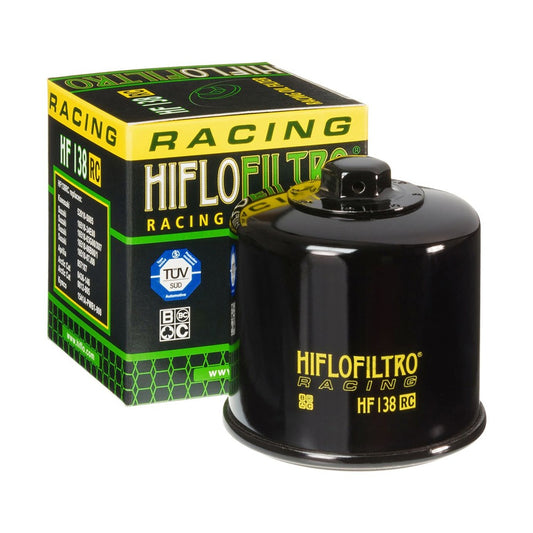 hiflo oil filter featuring high performance tri fibre filtration media for optimum filtration high capacity and improved oil flow version hf138 with nut