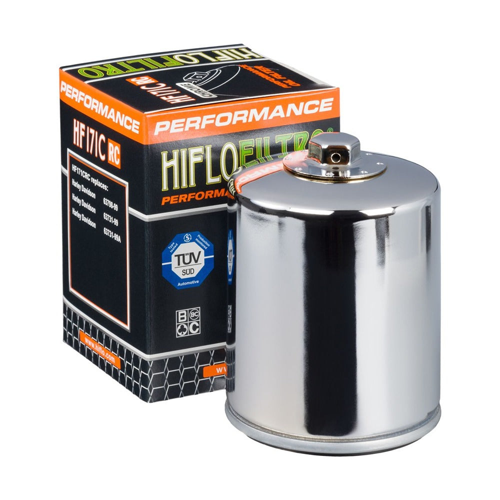 hiflo oil filter featuring high performance tri fibre filtration media for optimum filtration high capacity and improved oil flow version hf171c with nut
