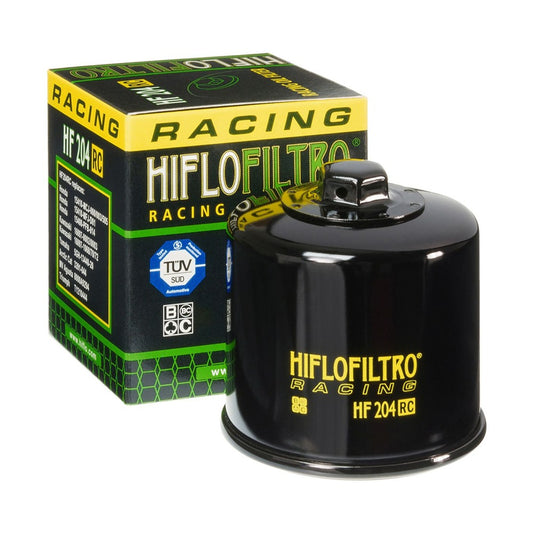 hiflo oil filter featuring high performance tri fibre filtration media for optimum filtration high capacity and improved oil flow version hf204 hf204c with nut