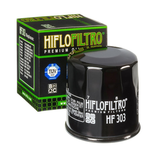 hiflo oil filter honda small canister 500cc to 1500cc 87 03 kawasaki 500cc to 2000cc yamaha 500cc to 1900cc black oil filter
