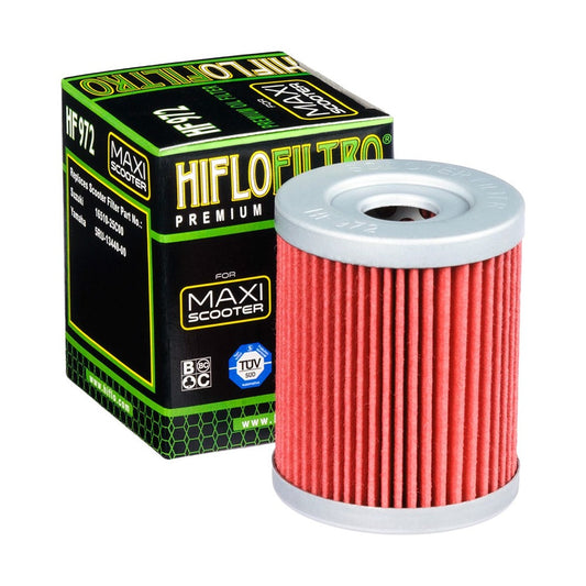 hiflo oil filter suzuki an250 an400 burgman 99 07 oe ref 16510 25c00 yamaha yp400 04 20 oe ref 5ru 13440 00 premium scooter filter hf132