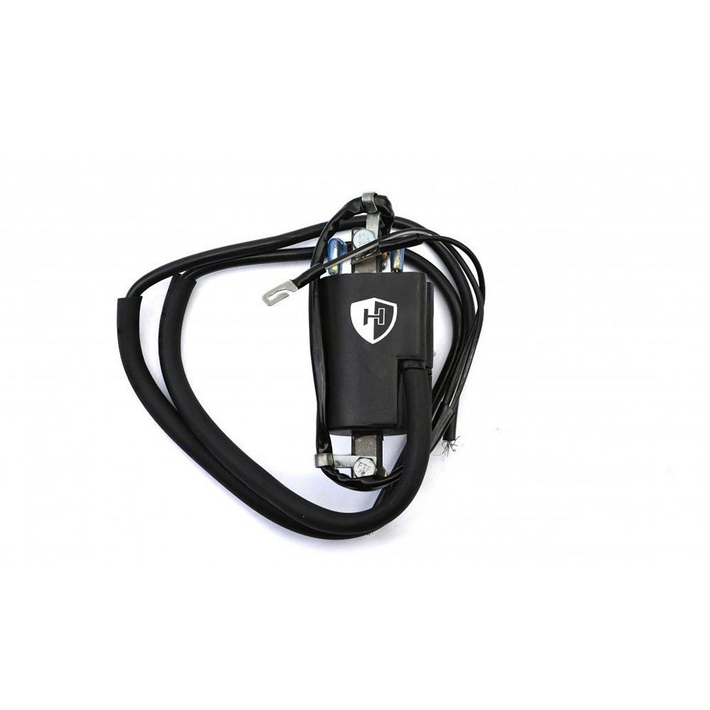 ignition coil 12v cdi twin lead 2 wires 100mm centres p 5 28oh s 18 70koh