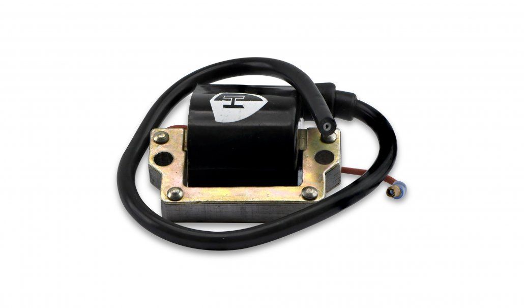 ignition coil 6v ac single wire 55mm centres p 0.95oh s 6.71koh 2