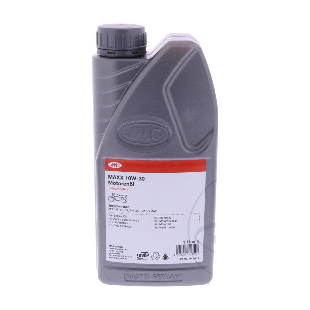 jmc maxx 10w30 4 stroke semi synthetic engine oil 1 litre