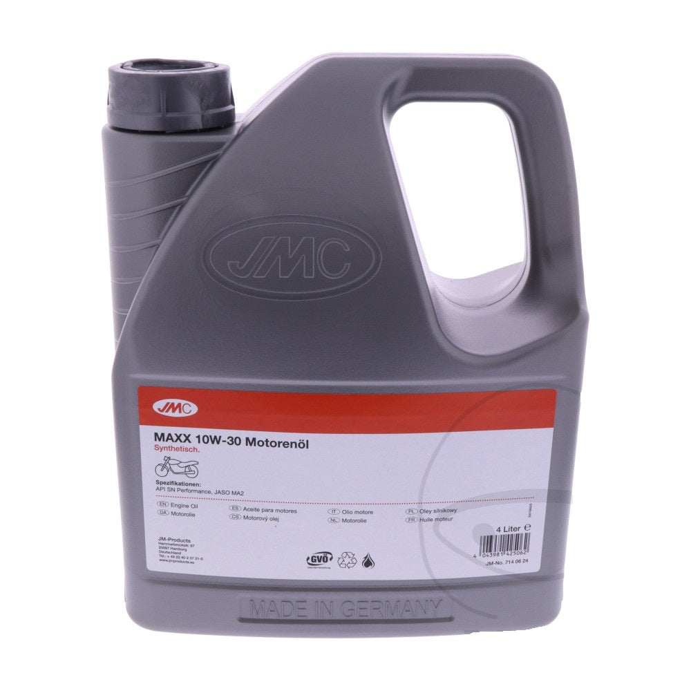 jmc maxx 4 stroke synthetic 10w 30 engine oil 4 litres