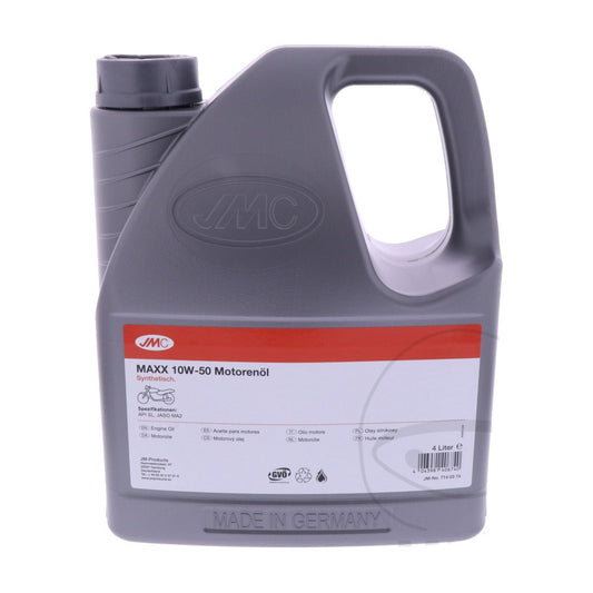 jmc maxx 4 stroke synthetic 10w 50 engine oil 4 litres