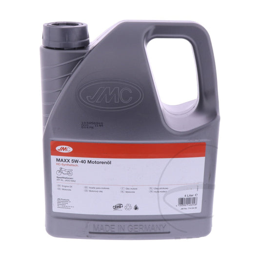 jmc maxx semi synthetic 5w 40 4 stroke engine oil 4 litres