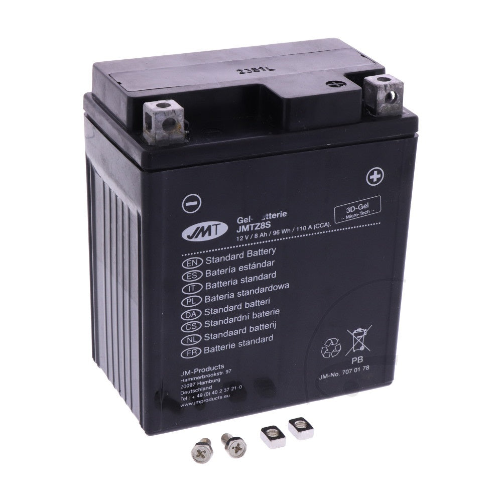 JMT Motorcycle Battery YTZ8V Gel