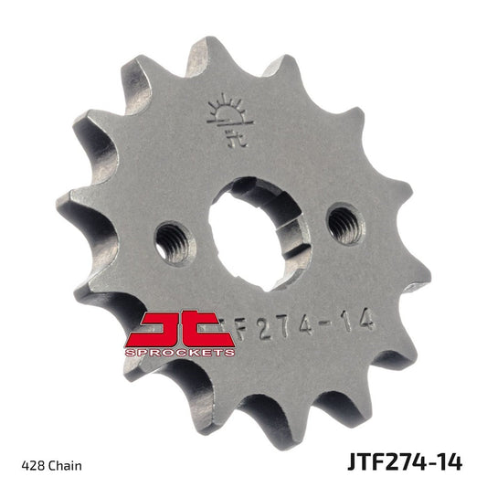 JT Front Sprocket Honda CRF100F 04-13, XR100R 85-03