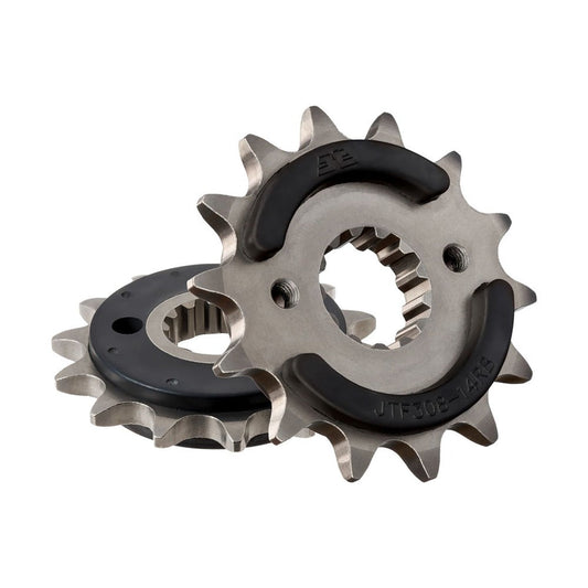 JT Front Sprocket Honda FMX650 05-08, FX650 Vigor 99-01, SLR650 99-01 (Rubber Cushioned)