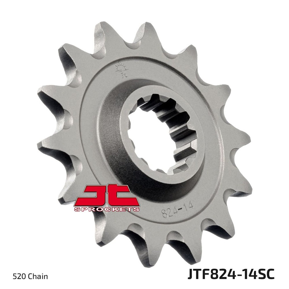 JT Front Sprocket Husqvarna 250 TC 02-03, 450 TC 02-10, 510 TC 05-10, 610 TC 99-00 (Self Cleaning)