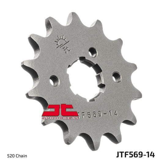 JT Front Sprocket Kawasaki KL250 79-85, KLX250 91-98, Yamaha WR250 89-98, YZ250 85-93