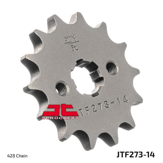 JT Front Sprocket Kawasaki KLX125 10-14, Suzuki FL125 Address 07-09