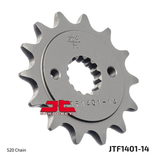 JT Front Sprocket Kawasaki KSF400 03-06, Suzuki LT-Z400K/L 03-13, LTR450K/L 06-10