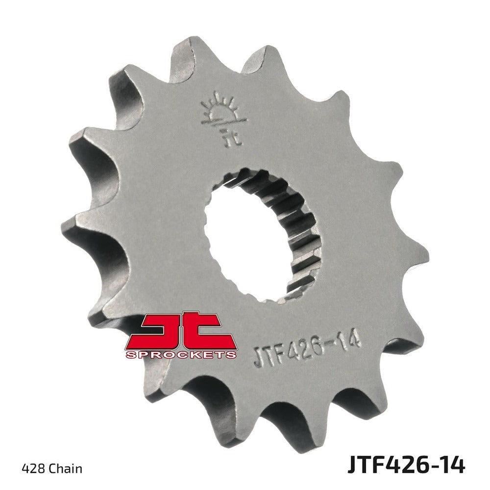 JT Front Sprocket Suzuki RM100 76-82, RM125 76-79, DR125S 80-85, GN125 92-00, GS125 79-00