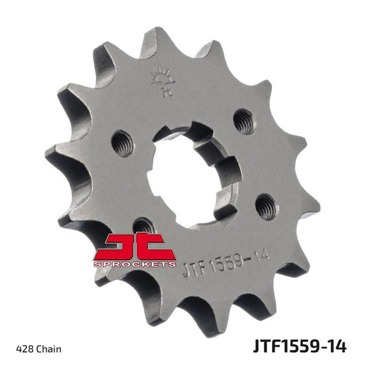 JT Front Sprocket Yamaha TW125 99-04, YS125 17-19, TW200 95-21