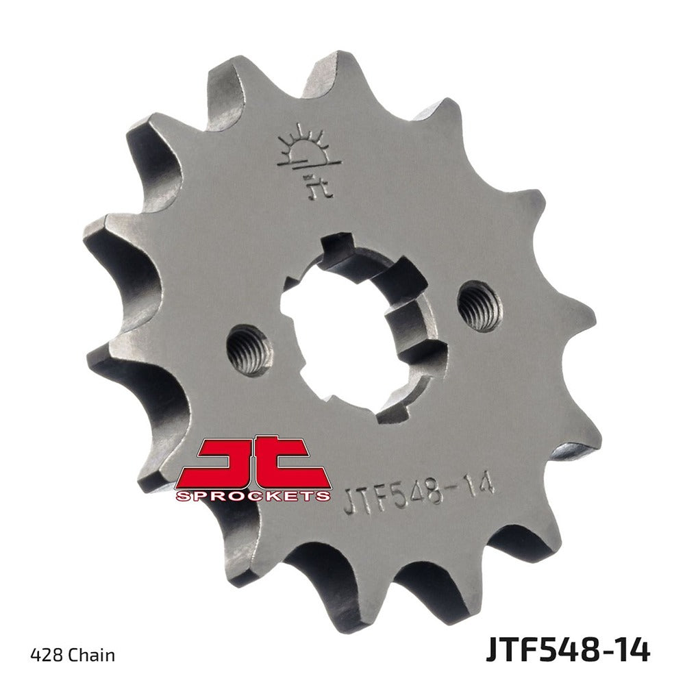 JT Front Sprocket Yamaha XT125R 08-11, XT125X 08-11, YBR125 07-15, YBR125 Custom 08-15