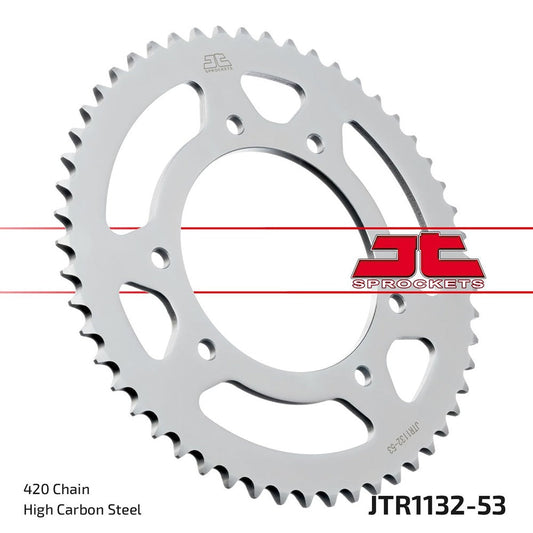JT Rear Sprocket 50 Senda R DRD/R SM 02-16, Gilera 50 RCR 12-17