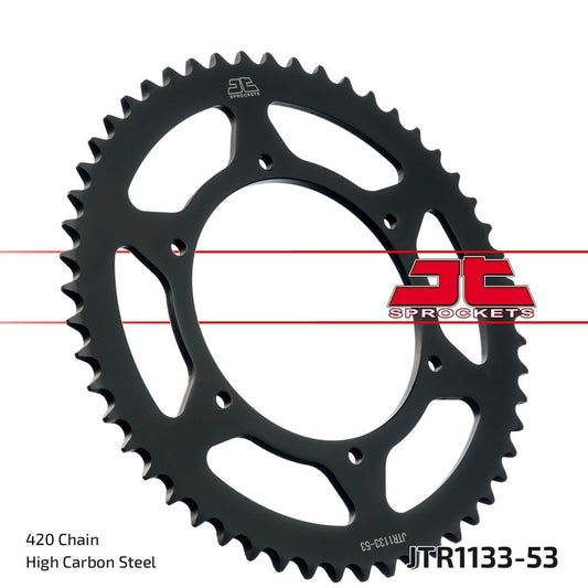 JT Rear Sprocket Aprilia 50 RS 06-13, 50 SX 12-16, Derbi 50 GPR 04-13,50 Senda SM 06-17