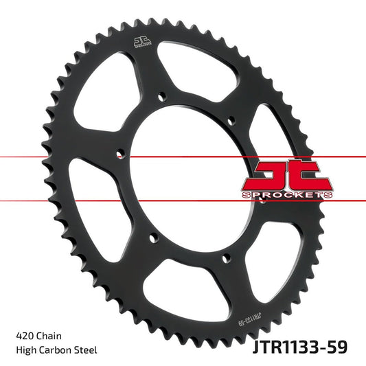 JT Rear Sprocket Aprilia 50 RS4 2T 18-20, 50 SX 18-20, Derbi 50 Senda SM X-treme 18-20