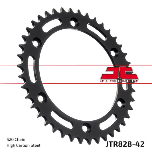 JT Rear Sprocket Cagiva 350 T4 E/R 87-91, 500T4 E/R 97-90, Suzuki DR600 85-89, DR650 90-95