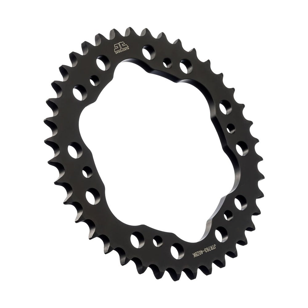 JT Rear Sprocket Ducati 1200 Multistrada 10-17, 1200S Multistrada 10-17, 1260 Multistrada 18-22 (Black Zinc)