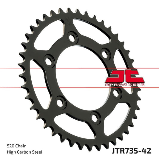JT Rear Sprocket Ducati 695 Monster 07-08, 800 Monster i.e 03-04, 800 Monster Dark 03