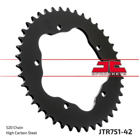 JT Rear Sprocket Ducati 800 Monster S2R 05-07, 800 Monster 2SR Dark 06