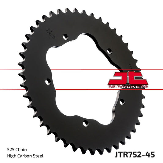 JT Rear Sprocket Ducati 820 Hypermotard 13-14, 820 Hyperstrada 13-14, 821 Hyperstrada 14-16
