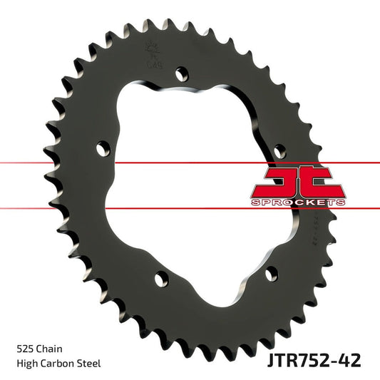 JT Rear Sprocket Ducati 848 Streetfighter 12-15, 1100 Multistrada 07-09, 1100 Hypermotard 08-09