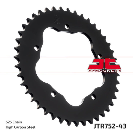 JT Rear Sprocket Ducati 939 Hypermotard 16-18, 939 Hypermotard SP 16-18, 939 Hyperstrada 16-18