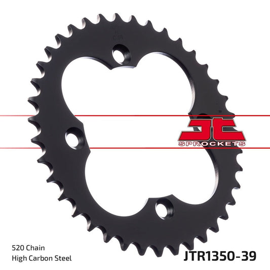 JT Rear Sprocket Honda ATC250R 86, TRX250R 86-87, TRX400EX 05-08, TRX400X 09-14