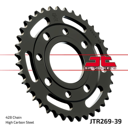 JT Rear Sprocket Honda CB125T 78-82, Kymco 125 Pulsar 01-05