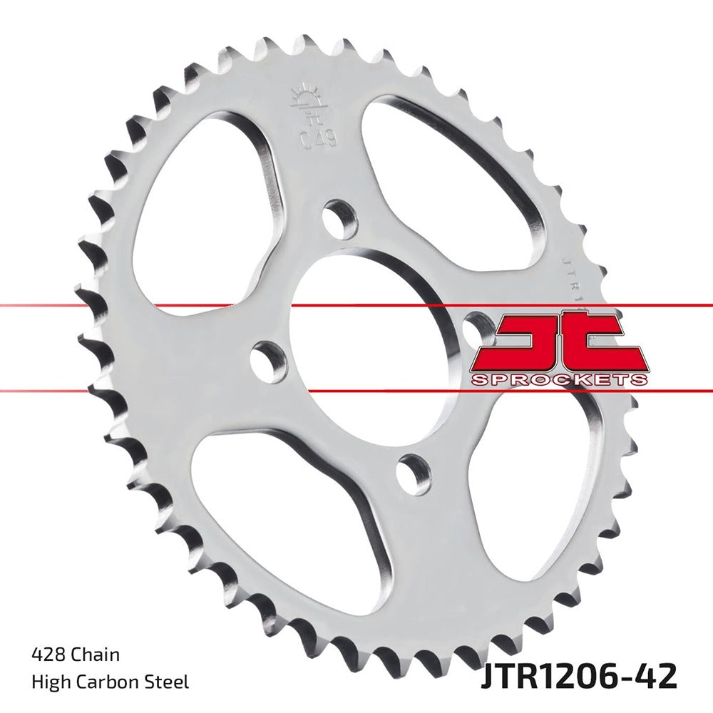 JT Rear Sprocket Honda CBR125R 04-10, Kymco 125 STR 10-16