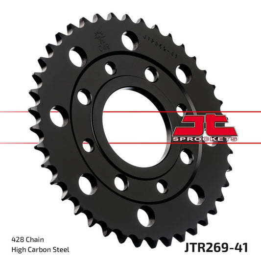 JT Rear Sprocket Honda CG125 85-98, Kymco 125 Hipster 01-04, 125 Pulsar II 08-10