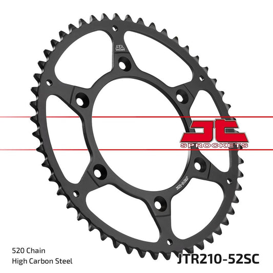 JT Rear Sprocket Honda CR125R 00-01, 04-07 (Self Cleaning)