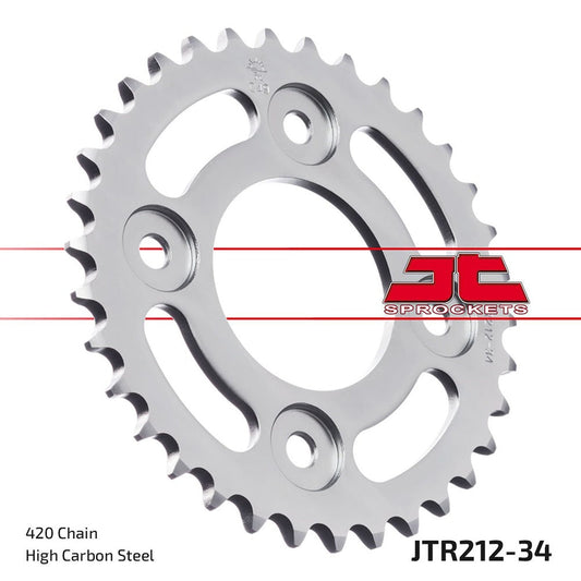 JT Rear Sprocket Honda MSX125 (Grom 125) 13-20, Z125 Monkey 19-21