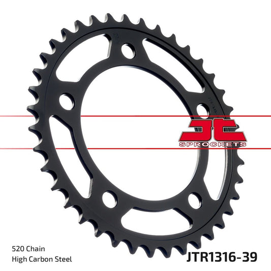 JT Rear Sprocket Honda NC700D 12-13, NC750S 14-19, NC750X 14-20, NC750D 14-20