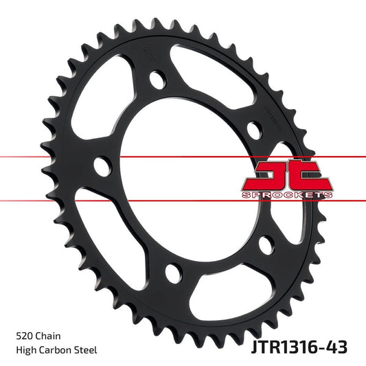 JT Rear Sprocket Honda NC700S/X 12-13, NC750S(ABS) 14-20, NC750X(ABS) 14-23