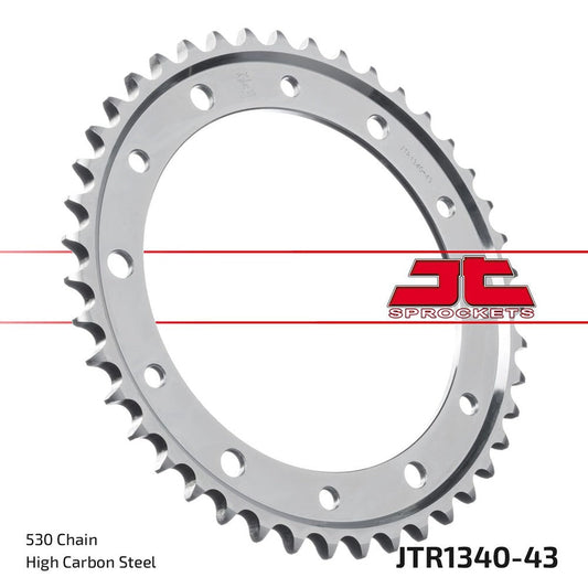JT Rear Sprocket Honda VFR750F 90-98, VFR800F 98-13, VFR800X 11-14