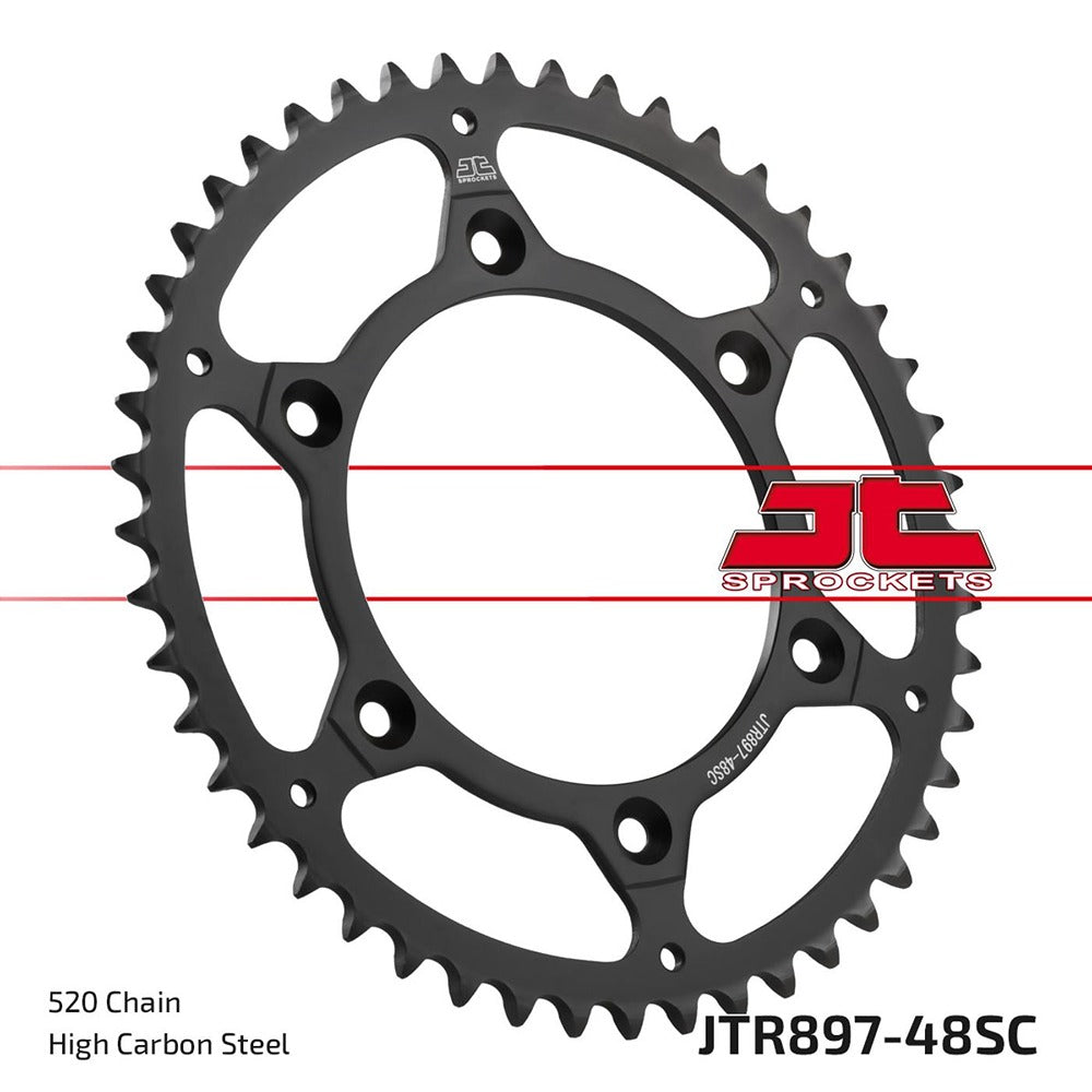 JT Rear Sprocket Husqvarna 150 TEi 20-23,450 FX 17-22, 450 XC-F 16-22, 450 XCF-W 23 (Self Cleaning)