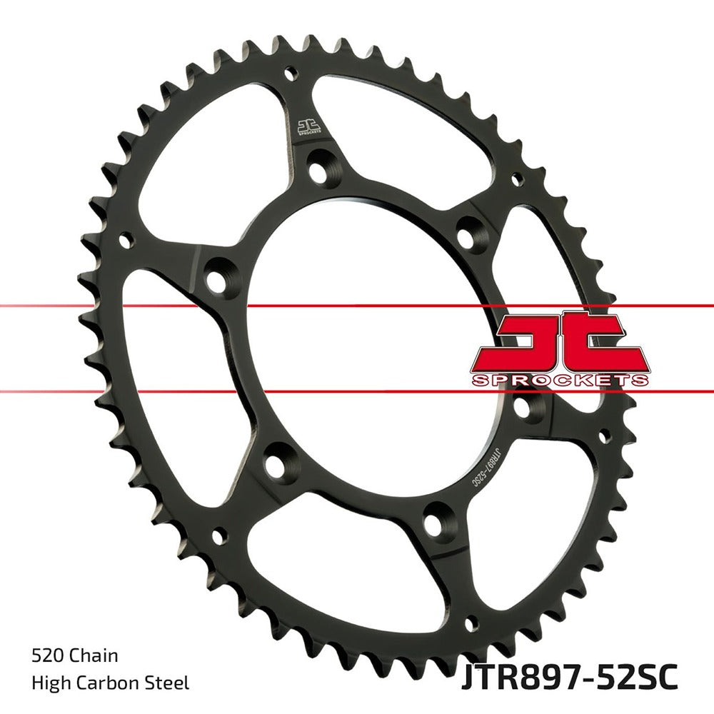 JT Rear Sprocket Husqvarna 250 FC 23, 250 FE 14-23, KTM EXC-F Enduro 14-23 (Self Cleaning)