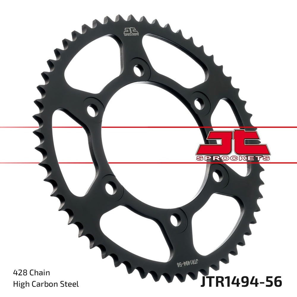 JT Rear Sprocket Kawasaki BX125 Ninja 19-23, Z125 19-23