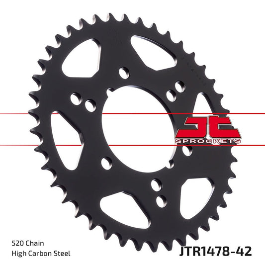 JT Rear Sprocket Kawasaki GPZ400 84-97, Polaris 250 Trail Blazer ES 96-99