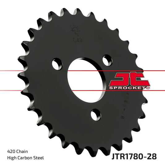 JT Rear Sprocket Kawasaki KDX50 03-06, Suzuki JR50 85-06