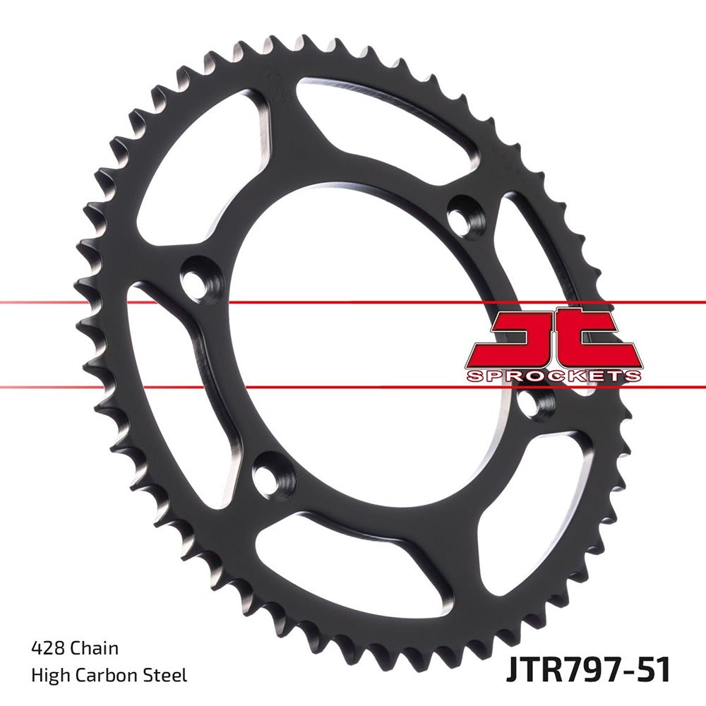 JT Rear Sprocket Kawasaki KLX125 03-06, Suzuki DR-Z125 03-21