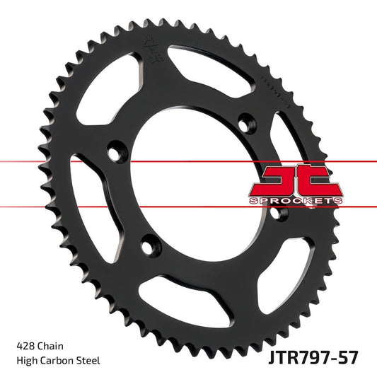 JT Rear Sprocket Kawasaki KLX125L 03-06, Suzuki DR-Z125L 03-21